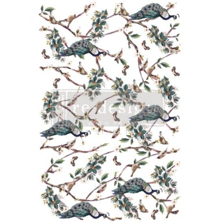 TRANSFER AVIAN SANCTUARY 61 x 89 cm