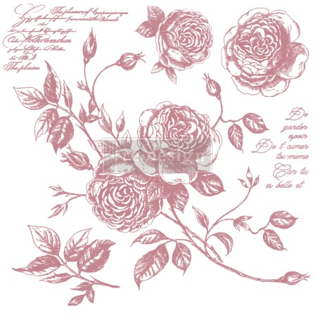 SET DI TIMBRI - ROMANCE ROSES