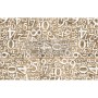 FOGLIO PER DECOUPAGE ENGRAVED NUMBERS 48,3 x 76,2 cm