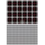 TRANSFER GINGHAM BLACK 58,4 x 83,8 cm