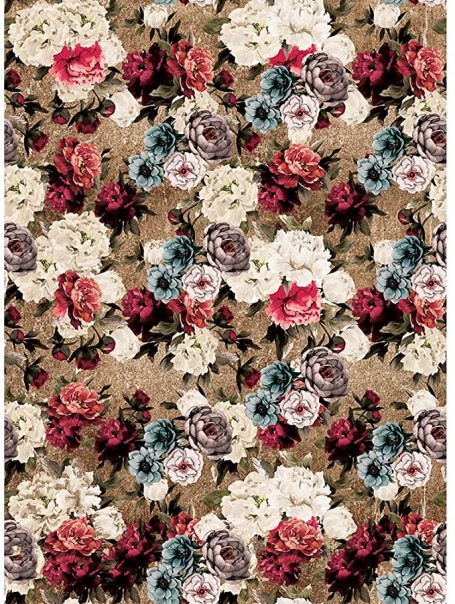 TRANSFER TEA ROSE GARDEN 55,8 x 76,2 cm