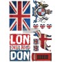 TRANSFER LONDON LOVE 61x89 cm