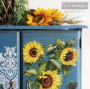 TRANSFER SUNFLOWER 61x89 cm