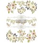 TRANSFER PAINTED FLORALS 61x89 cm