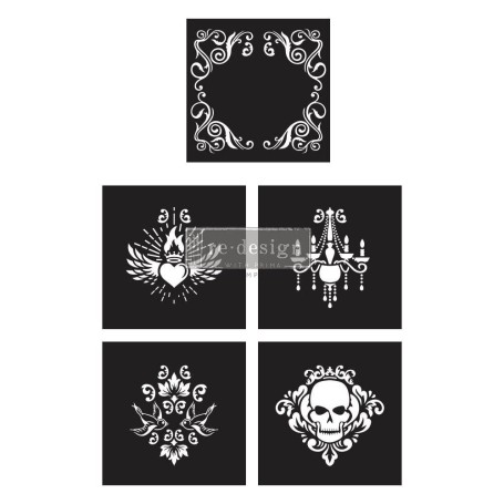 STENCIL GLAM AND PUNK