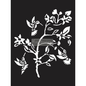 STENCIL HUMMINGBIRD