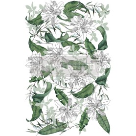 TRANSFER PEACEFUL GARDEN 61x89 cm