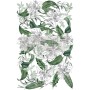 TRANSFER PEACEFUL GARDEN 61x89 cm