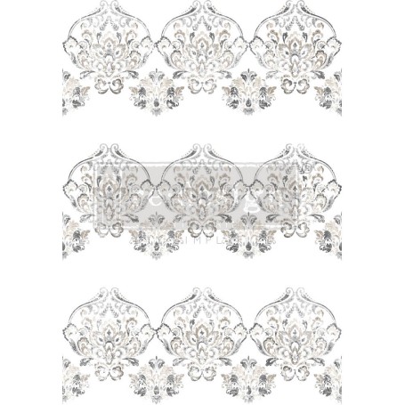 TRANSFER ANTIQUE DAMASK 61x89 cm