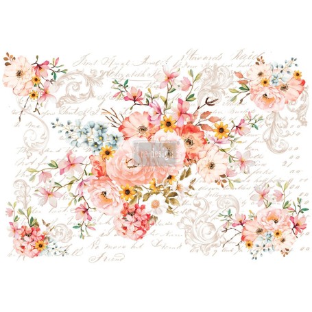 TRANSFER ROSE CELEBRATION 111,7 x 76,2 cm
