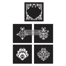 STENCIL CECE DAMASK ELEMENTS
