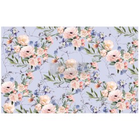 FOGLIO PER DECOUPAGE LAVENDER FLEUR 48,3 x 76,2 cm