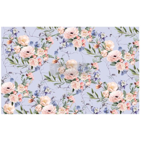 FOGLIO PER DECOUPAGE LAVENDER FLEUR 48,3 x 76,2 cm