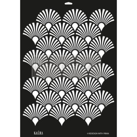 STENCIL KACHA DECO PEACOCK