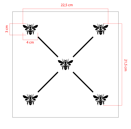 STENCIL API 22,5 x 21,5 cm