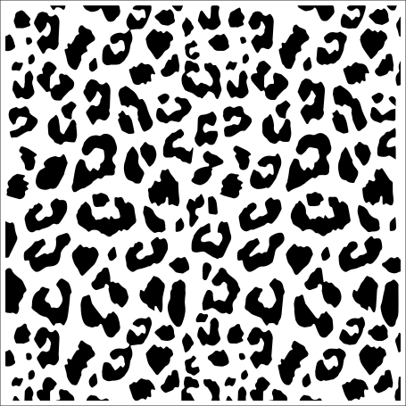 STENCIL LEOPARDO 38 x 38 cm