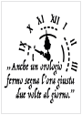 STENCIL OROLOGIO 27,5 x 33 cm