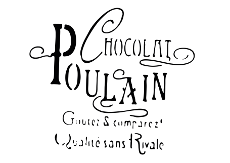 STENCIL CHOCOLAT POULAIN 21,5 x 19 cm
