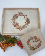 TRANSFER DRIED WILDFLOWERS