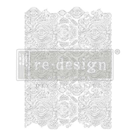 TRANSFER WHITE ENGRAVING 61x89 cm