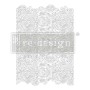 TRANSFER WHITE ENGRAVING 61x89 cm