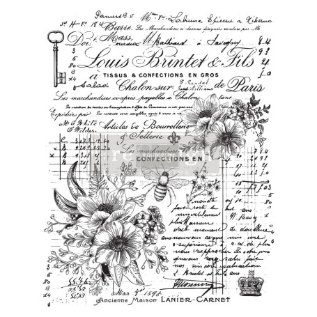 TRANSFER LOVELY LEDGER 61x89 cm
