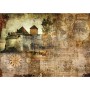 CARTA DI RISO PER DECOUPAGE HILLTOP CASTLE