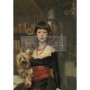 CARTA DI RISO PER DECOUPAGE A GIRL AND HER PUP