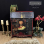 CARTA DI RISO PER DECOUPAGE A GIRL AND HER PUP