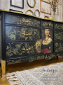CARTA DI RISO PER DECOUPAGE A GIRL AND HER PUP