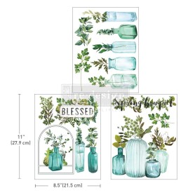 TRANSFER VINTAGE GREENHOUSE