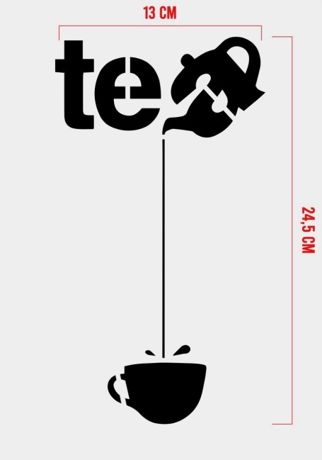 STENCIL TEA 13 x 24,5 cm
