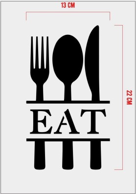 STENCIL EAT 13 x 22 cm