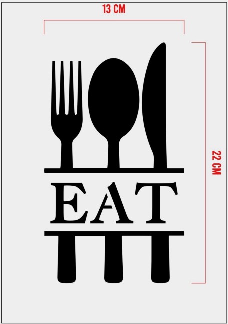 STENCIL EAT 13 x 22 cm