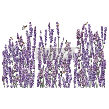 TRANSFER CHAMPS DE LAVENDE 61x89 cm