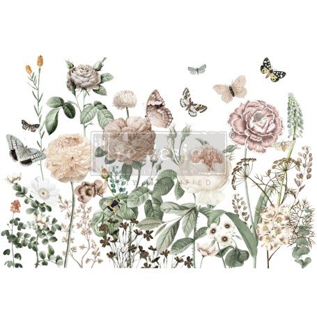 TRANSFER ALL THE FLOWERS 61x89 cm