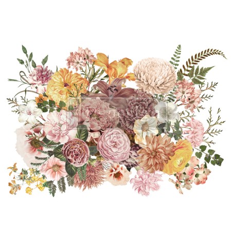 TRANSFER WOODLAND FLORAL 61x89 cm