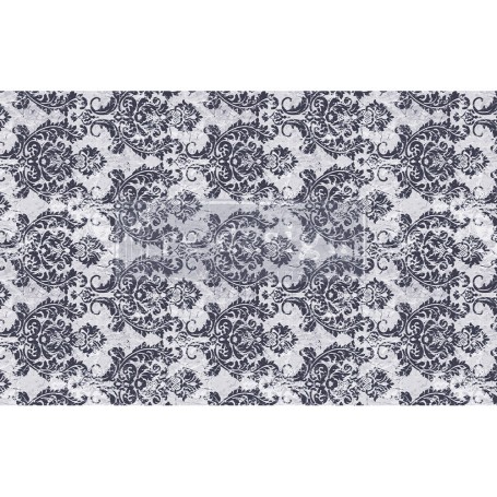 FOGLIO PER DECOUPAGE EVENING DAMASK 49,5 x 76,2 cm