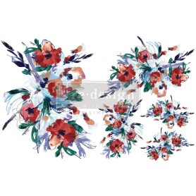 H2O TRANSFER RADIANT BLOOMS 27,9 x 21,5 cm