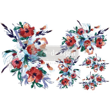 H2O TRANSFER RADIANT BLOOMS 27,9 x 21,5 cm