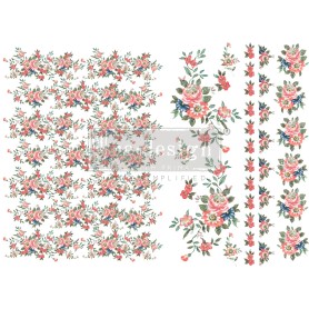 H2O TRANSFER GORGEOUS FLORA 27,9 x 21,5 cm