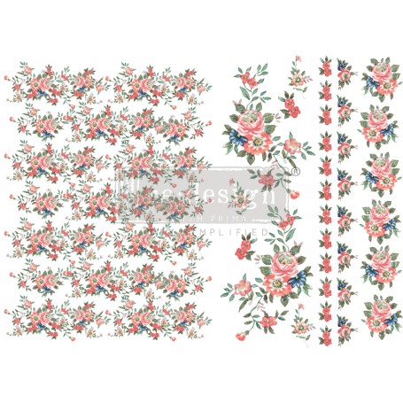 H2O TRANSFER GORGEOUS FLORA 27,9 x 21,5 cm