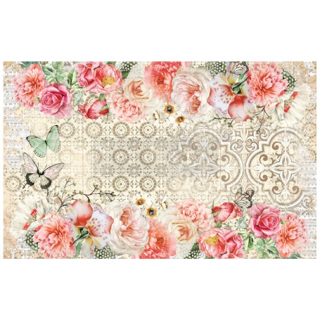 FOGLIO PER DECOUPAGE LIVING CORAL 48,3 x 76,2 cm