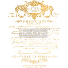 TRANSFER KACHA PERFUME NOTES 45,7 x 61 cm