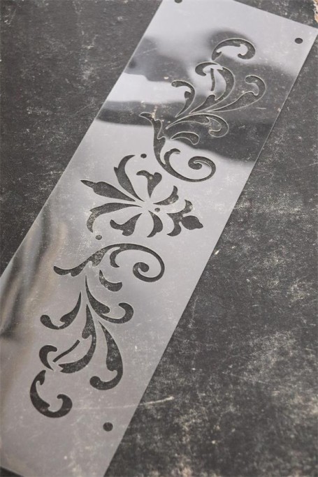 STENCIL BORDO FIORE