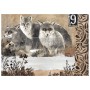 FOGLIO PER DECOUPAGE CALM FOXES