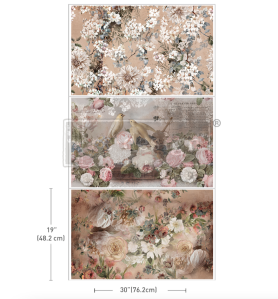 FOGLIO PER DECOUPAGE ROMANCE IN BLOOM