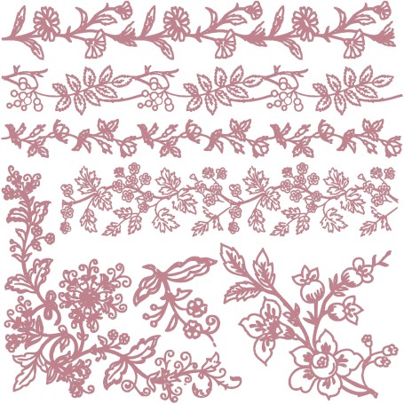 SET DI TIMBRI - BOLD BRANCHES