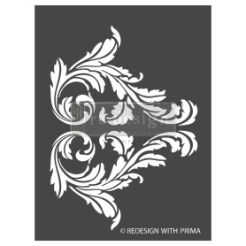 STENCIL SPLENDID SCROLL