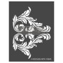 STENCIL SPLENDID SCROLL